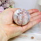 Pink Amethyst Druzy Sphere On Stand 171g