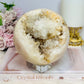 Huge Pink Amethyst Druzy Geode Sphere 11cm 1.86KG