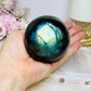 Large Labradorite Sphere on Stand 520g