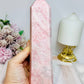 Pink Opal Large Tower 19cm
