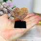 Amethyst Carved Heart On Stand From Brazil 6cm