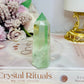 High Grade Green Fluorite Tower 8cm