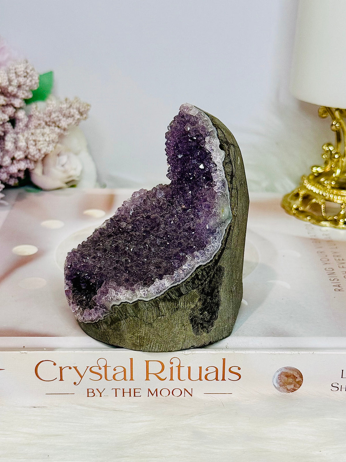 Base Cut Amethyst Cluster 350g 9cm