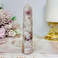Flower Agate Tower 11cm