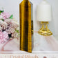 Tigers Eye Large Chunky Tower Full Of Flash 16cm