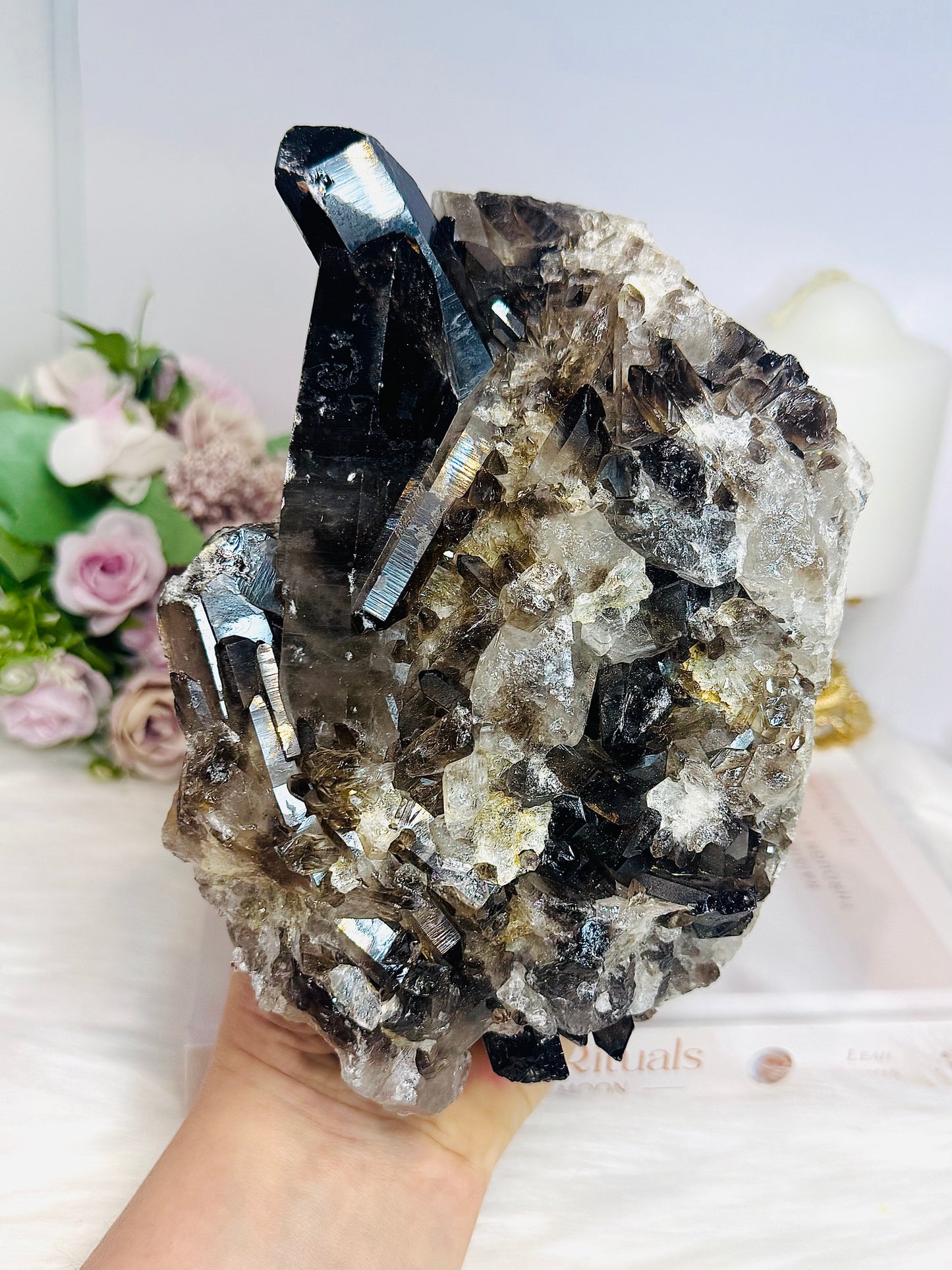 Large Smokey Quartz Specimen 1.7KG 18.5cm