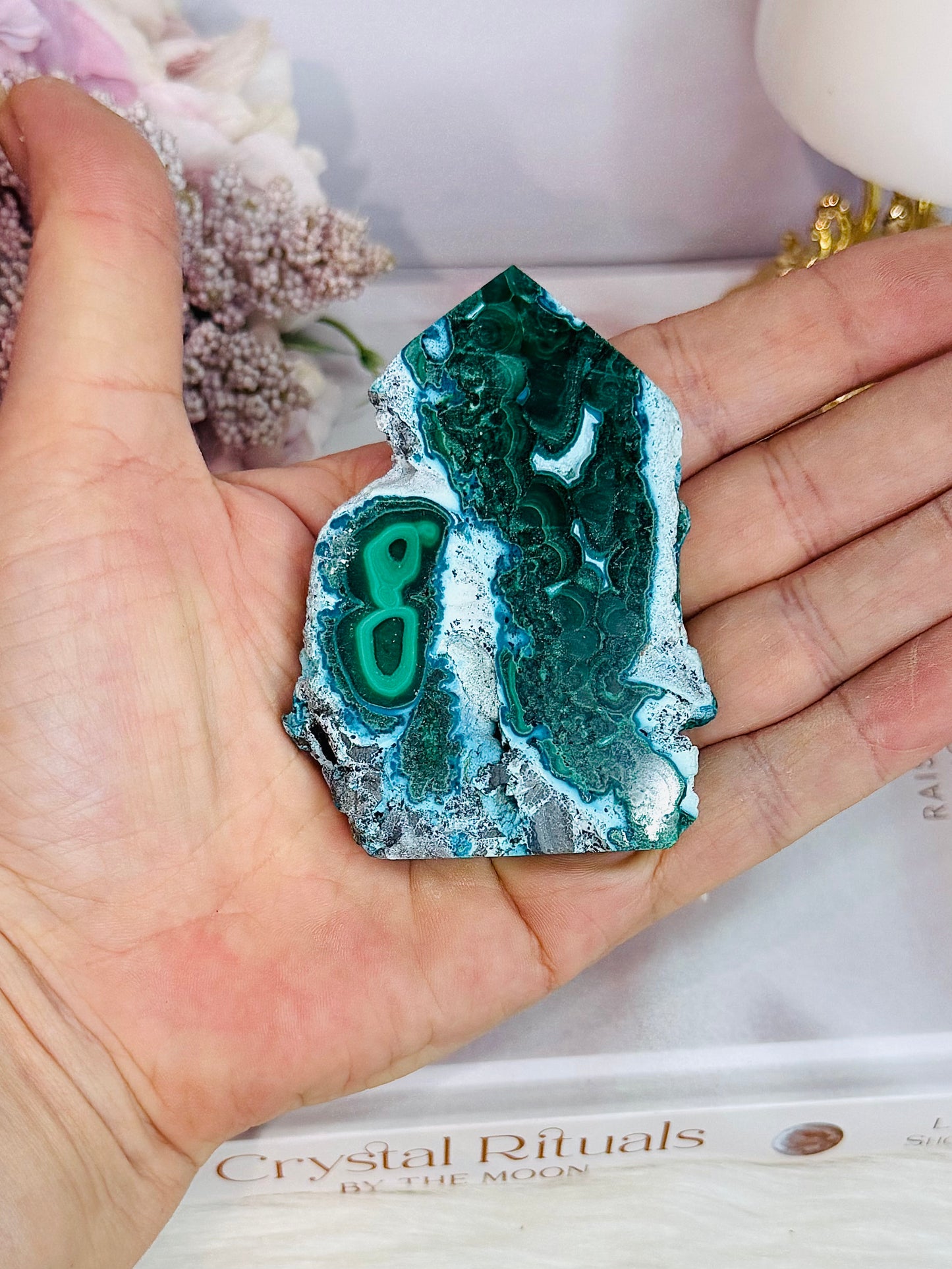 Raw Natural Chrysocolla Freeform 7.5cm