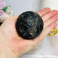 Natural Black Sphalerite Sphere on Stand 377g
