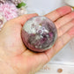 Pink Tourmaline Sphere On Stand 236g