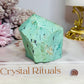 A Rare Stone ~ Chunky Natural Inca Turquoise Carved Freeform | Tower 7cm