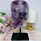 Large High Grade Amethyst with Goethite Inclusions Cluster Freeform On Stand 20cm 2.26KG
