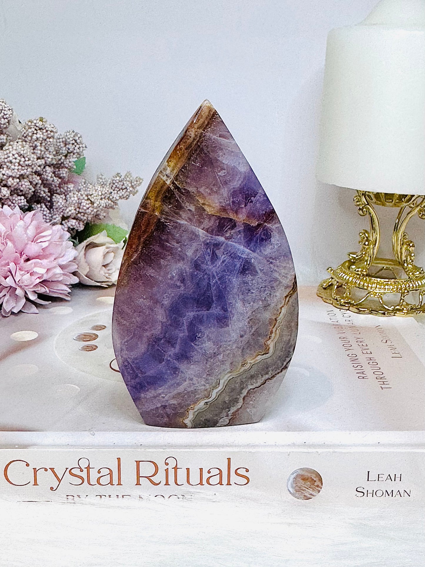 Crazy Lace Amethyst Freeform | Flame 11cm