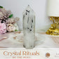Black Tourmaline In Quartz Tower 9.5cm