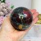 Large Jasper Sphere On Stand 620g
