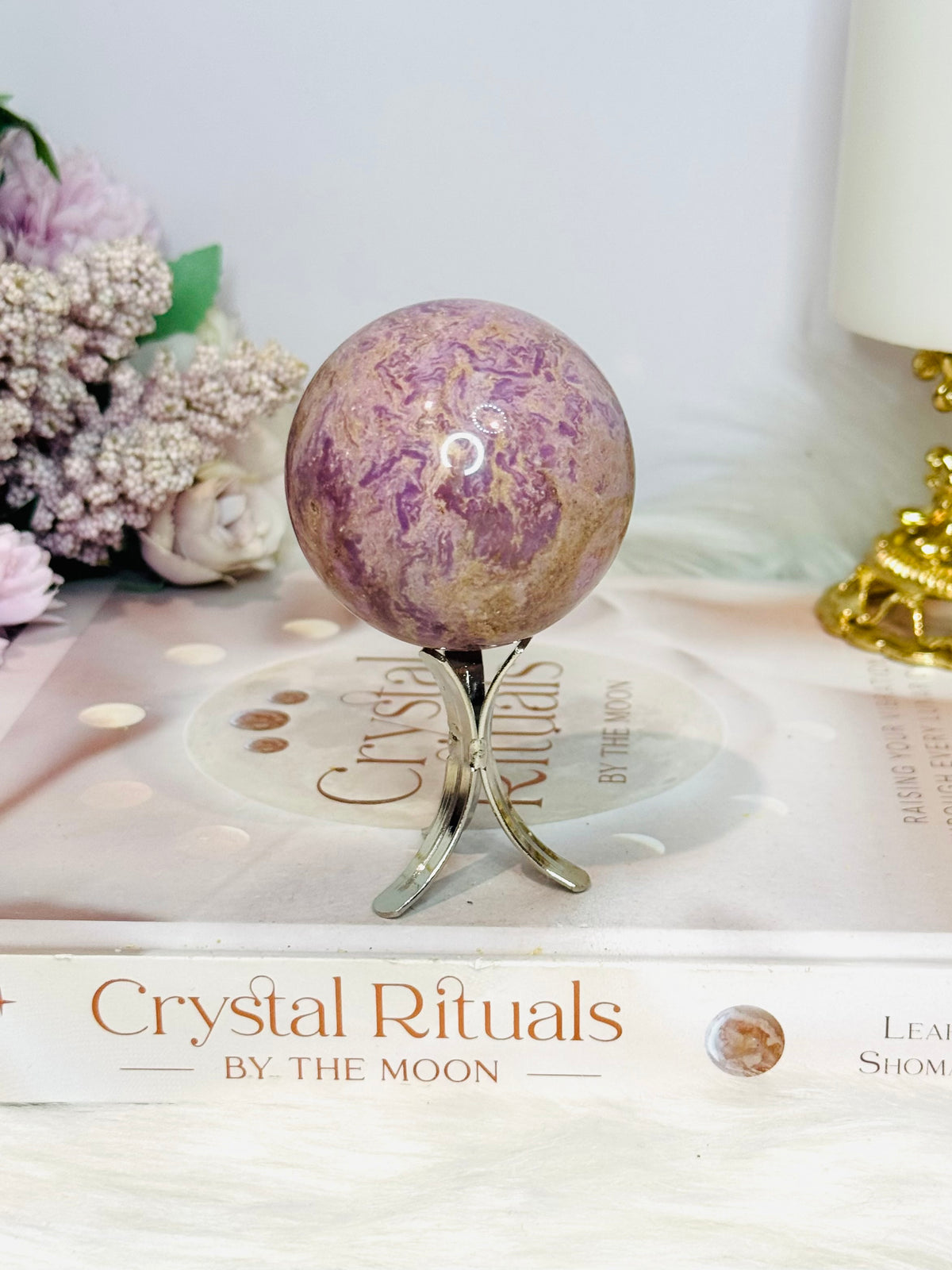 Phosphosiderite Sphere On Stand 187g