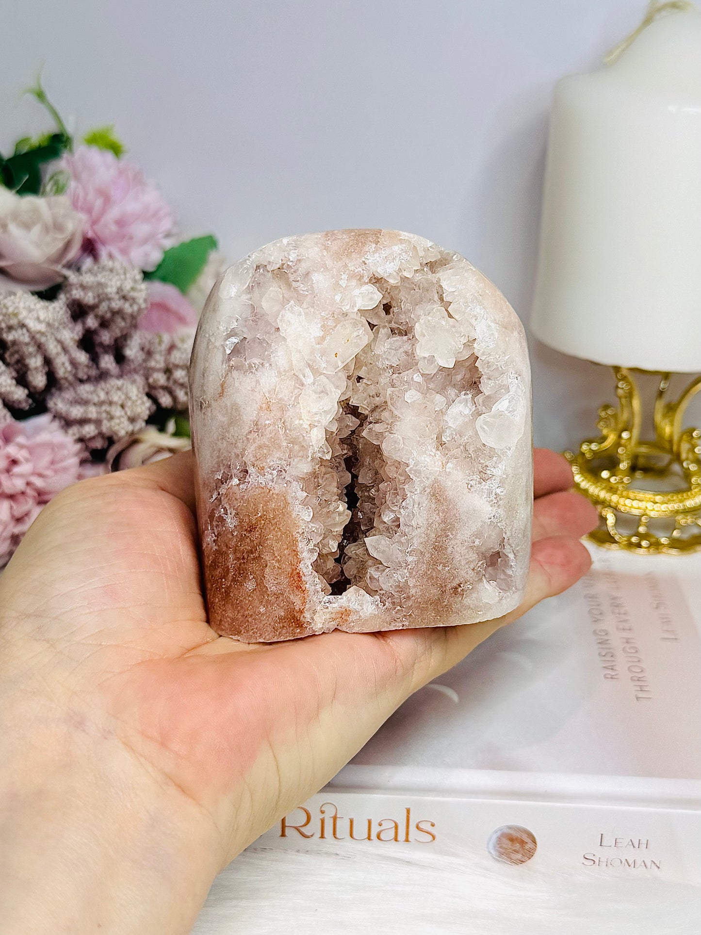 Chunky Pink Amethyst Druzy Freeform 8cm 529g