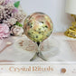 Peach Blossom Tourmaline Sphere On Stand 196g
