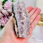 Classy & Fabulous Angel Aura Amethyst Cluster From Brazil 373grams