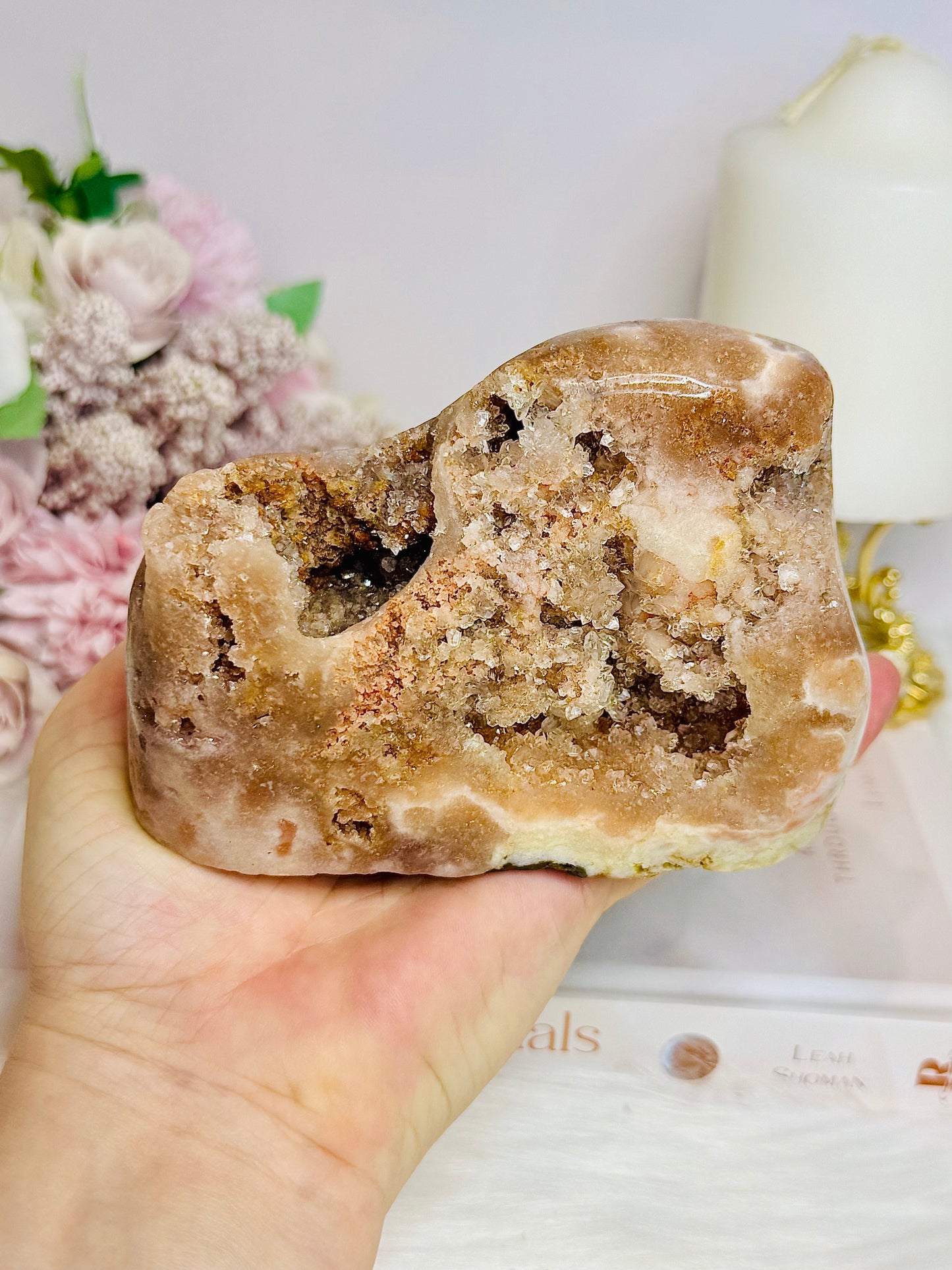 Natural Large Pink Amethyst Druzy Freeform 11cm 780g