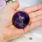 High Grade Purple Fluorite Sphere on Stand 140g