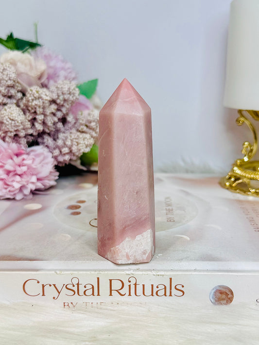 Pink Opal Tower 9cm