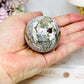 Mexican Lace Agate Sphere on Stand 162g