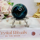 Remove Negative Thoughts ~ Rare & Incredible 5cm High Grade Vivianite Sphere on Stand