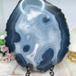 Huge Agate Polished Slab on Stand 25cm 1.5KG