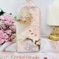 Cleansing & Calming ~ Incredibly Gorgeous Large Chunky Pink Amethyst Druzy Tower 21cm From Argentina