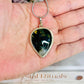 Gorgeous Moss Agate Pendant on Silver Chain In Gift Bag