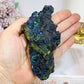 Natural Azurite with Malachite Specimen 12cm 230g On Stand