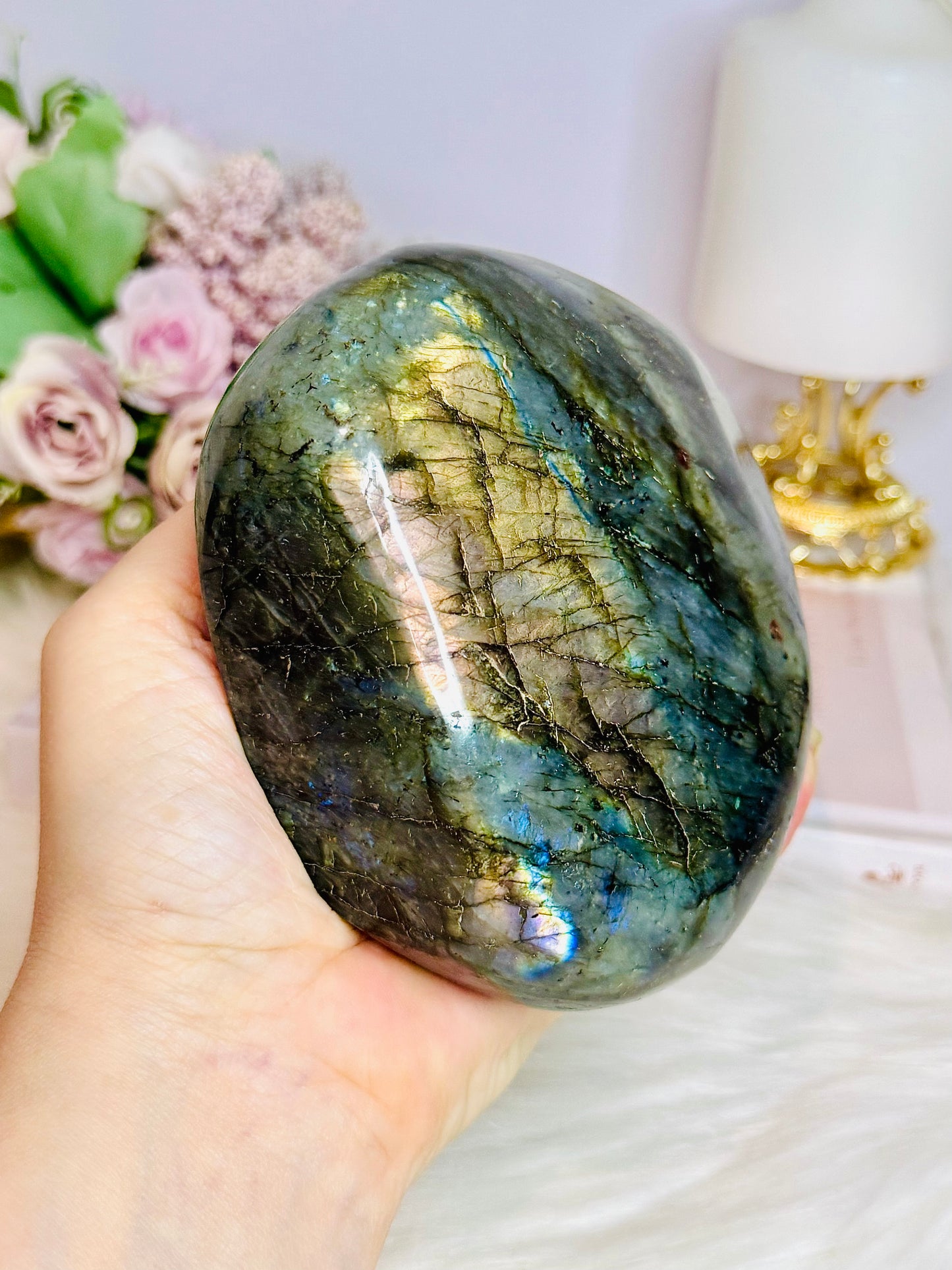 Large Labradorite Freeform Full of Flash 1.26kg