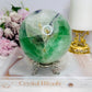 Large Green Fluorite Sphere on Stand 1.45KG