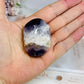 Chevron Amethyst Palm Stone