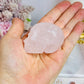 Rose Quartz Carved Skull 5.5cm (slight scratching under right eye)