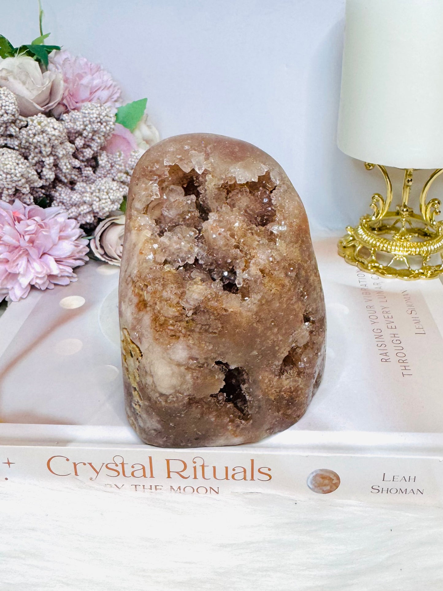 Large Pink Amethyst Druzy Freeform 10cm 788g