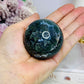 Moss Agate Sphere On Stand 212g