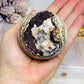 Mexican Lace Agate Druzy Sphere on Stand 331g