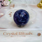High Grade Fluorite Sphere with Rainbows 145g
