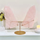 Personal Power ~ Wow!!! Absolutely Huge Stunning 45cm Inc Stand Rose Quartz Wings From Brazil ~ Incredible Piece Of Magic