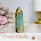 Sky Blue Quartz Tower 9cm