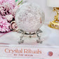 Graceful & Elegant ~ Spectacular 372Gram Druzy Pink Amethyst Sphere on Silver Stand From Brazil