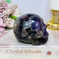 Chevron | Dream Amethyst Carved Skull 521g
