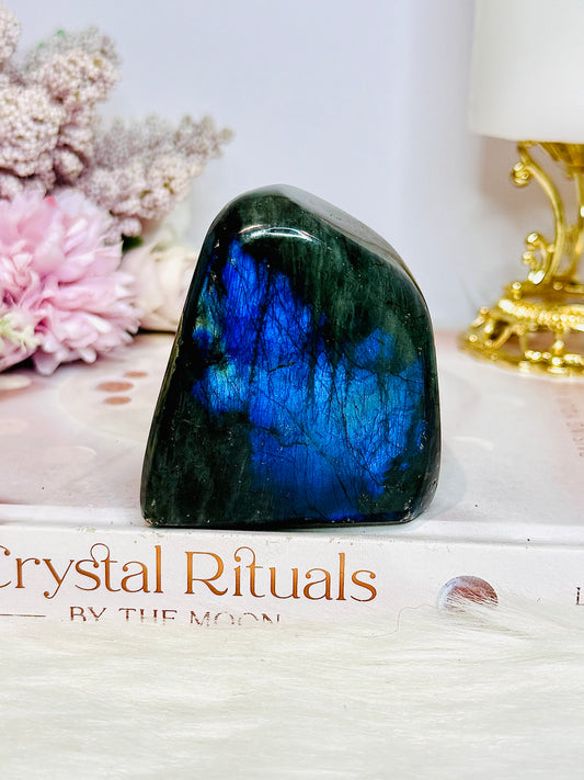 Polished Chunky Labradorite Freeform Full of Flash 270g