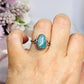 Larimar Adjustable Ring In Gift Bag