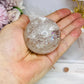 High Grade Light Smokey Quartz Sphere with Rainbows on Stand 186g
