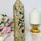 Large Ocean Jasper Druzy Tower 21.5cm 971g