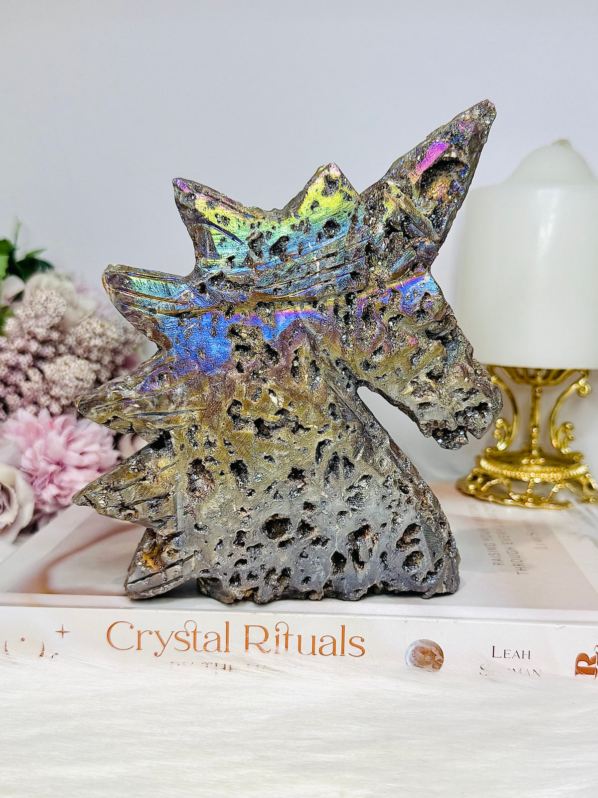 Large Aura Sphalerite Unicorn 15cm 722g