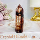 High Grade Fire Quartz Tower 8.5cm