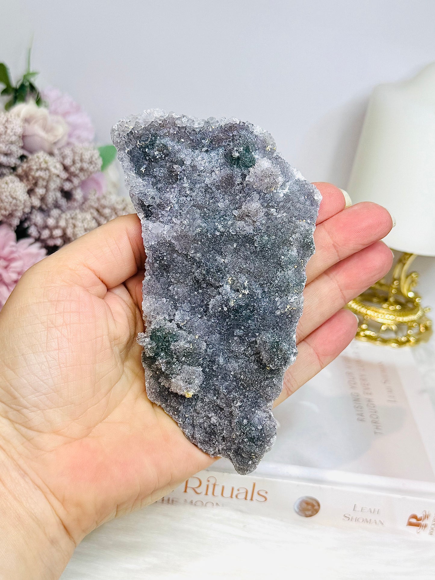 Natural Zeolite Slab on Stand 12cm